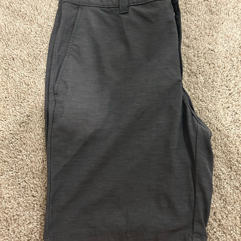 Izod Gray Flat Front Shorts